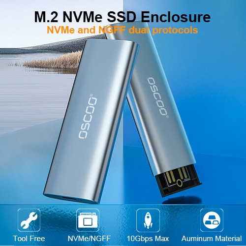 M.2 SATA NVME SSD Enclosure